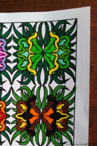 Zen Colouring Book close up flowers | bestkidstoysandgifts.com